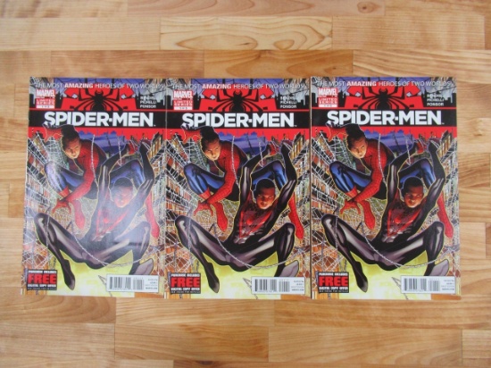 Spider-Men #1 (of 5) Lot of 3/Miles Morales