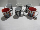 The Beatles Mug Lot of (6)