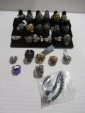 Skull Ring & Jewelry Lot