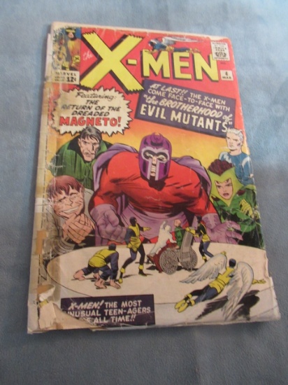 X-Men #4 (1964) Super Key!!