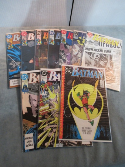 Batman Group of (10) #442-480/1st Tim Drake Robin