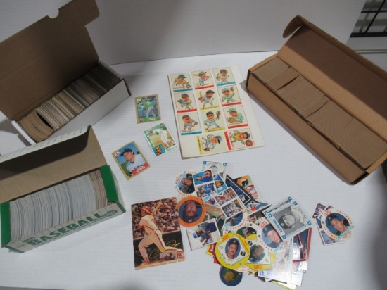 1980s Baseball Card Box Lot