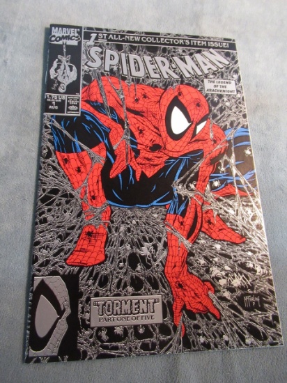 Spider-Man #1 Silver/McFarlane Signed