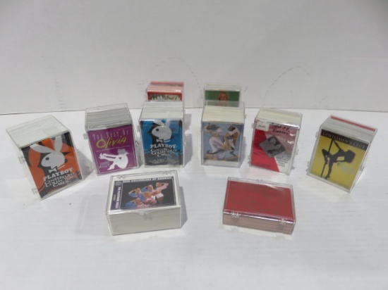 Adult/Erotic Trading Card Complete Set Lot of (10)