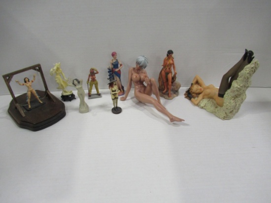 Erotic Art Figurine Assorted Box Lot