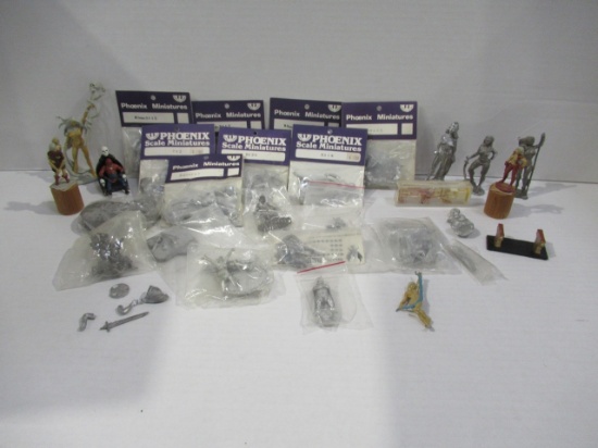 Adult/Fantasy Lead Figurine Box Lot