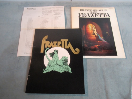 Frazetta Art Book Lot of (2)