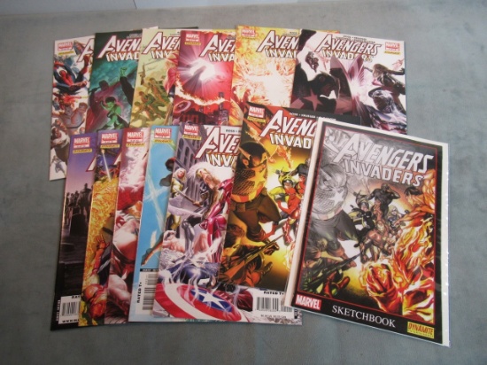 Avengers Invaders #1-12 + Sketchbook