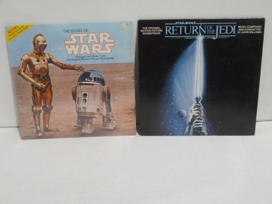 Star Wars and ROTJ Album Soundtrack Lot of (2)