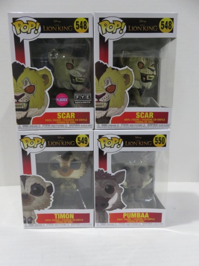 Lion King Funko Pop! Lot of (4)