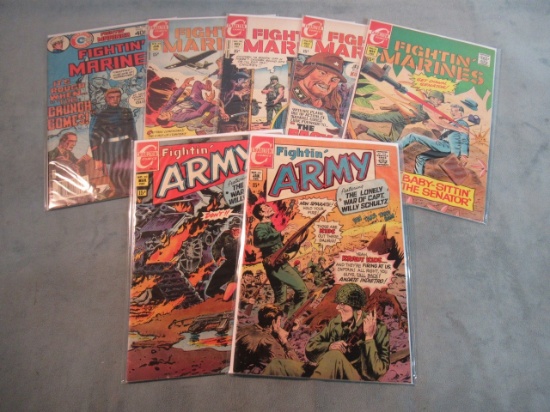 Vintage Charlton War Comic Lot of (7)