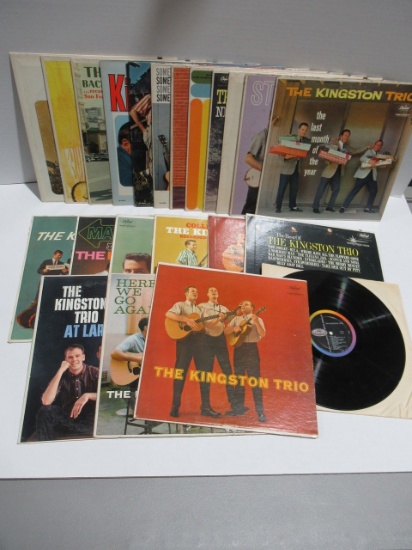 Kingston Trio LP Record Group of (21)