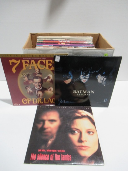 Box of Laserdiscs