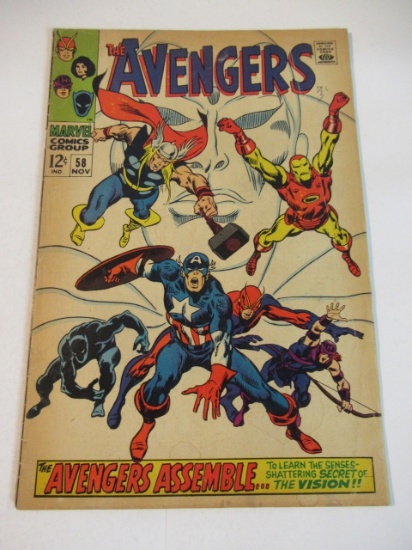 Avengers #58/Vision Joins + Origin