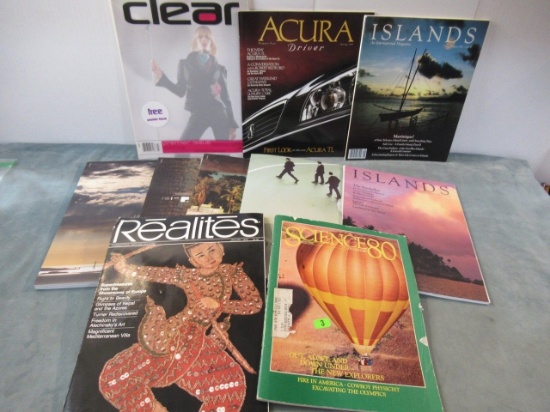 Travel/Living Magazine Lot