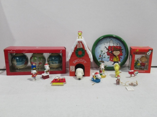 Snoopy's Christmas Colelctibles Lot