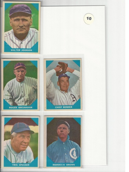 1960 Fleer Baseball Greats Group (5)