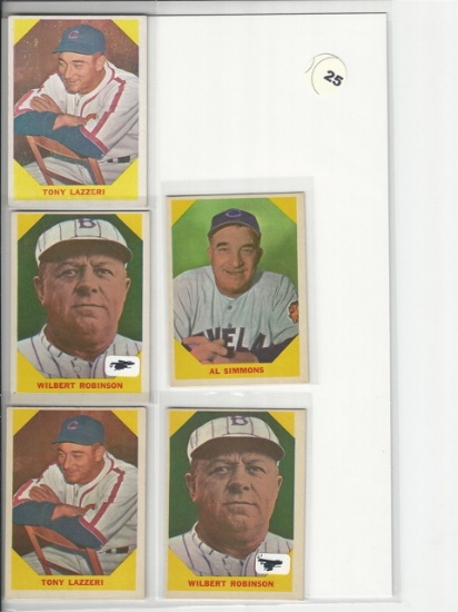 1960 Fleer Baseball Greats Group (5)
