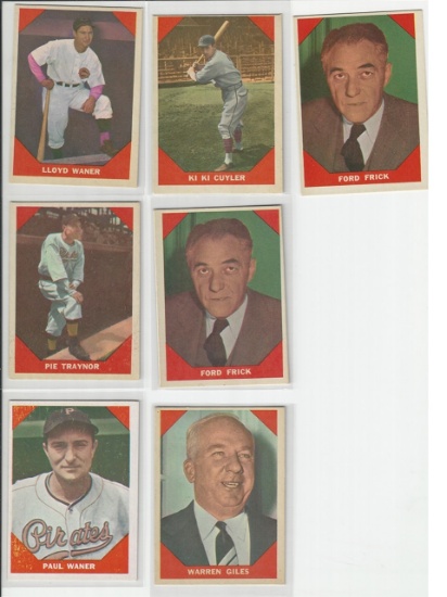 1960 Fleer Baseball Greats Group (8)