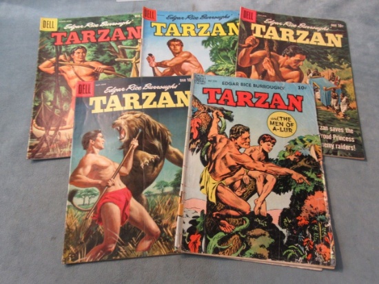 Tarzan Silver Age Dell Comic Lot of (5)