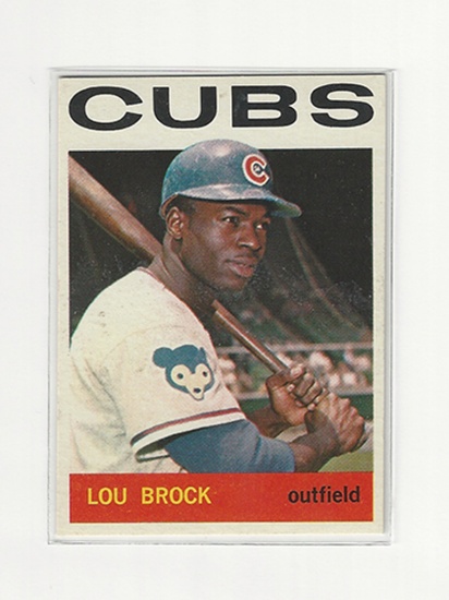 1964 Topps Baseball Lou Brock Card #29