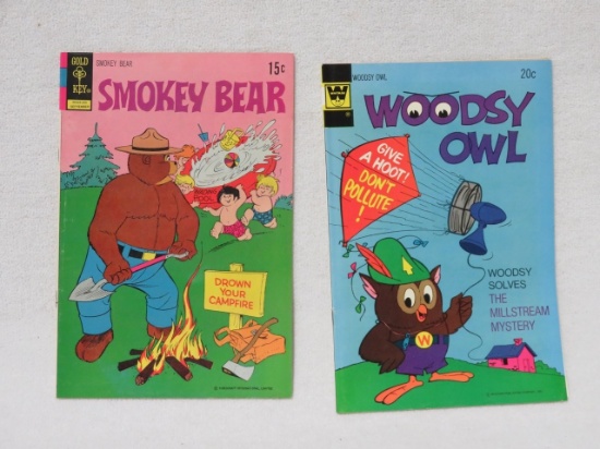 Smokey Bear/Woodsy Owl Comic Lot