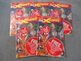 X-Force #1 (x5) Sealed with all 5 Cards