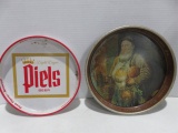 Vintage Beer Brand Tin Tray Lot