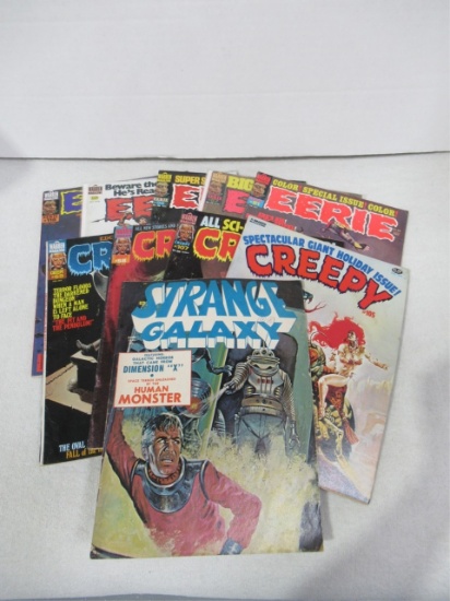 Creepy and Eerie Horror Magazine Lot