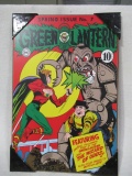 Green Lantern #7 Retro Style Wall Plaque