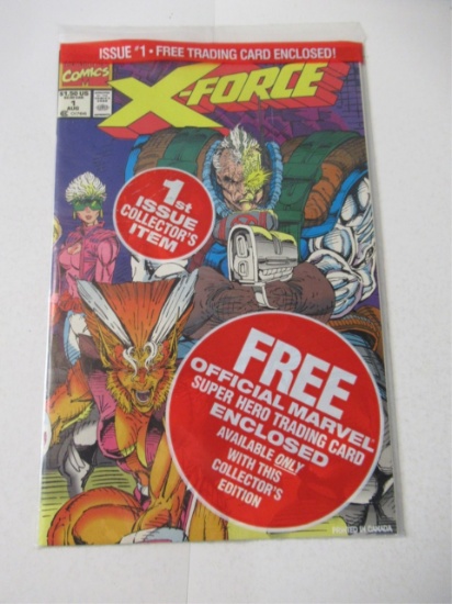 X-Force #1/Error - Bagged w/Two Cards