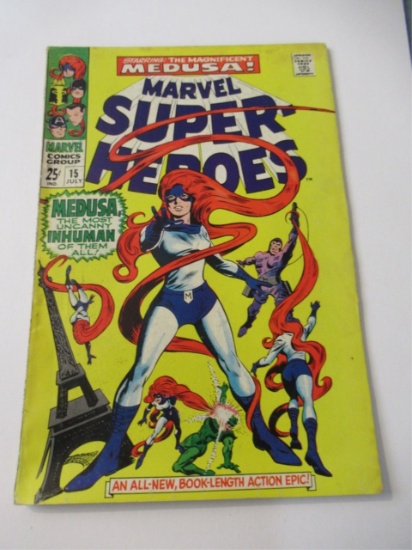 Marvel Super-Heroes #15/1st Solo Medusa