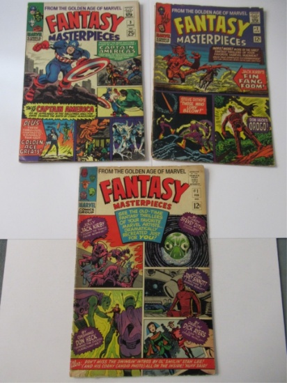 Fantasy Masterpieces #1-3/1st Fin Fang Foom