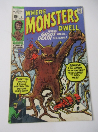 Where Monsters Dwell #6/1st Groot