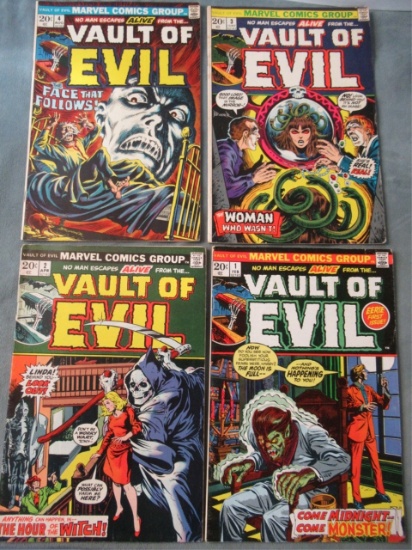 Vault of Evil #1-4 Marvel Horror