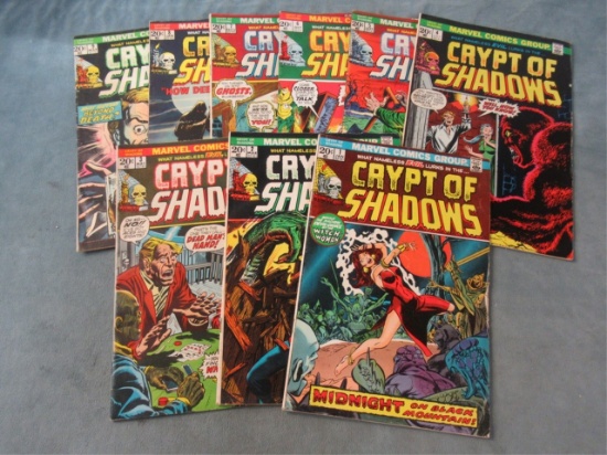 Crypt of Shadows #1-9 (1973) Marvel