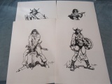 Frazetta Vintage Conan Print Lot