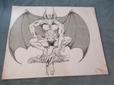Bruce Patterson Demon Print (1973)