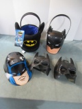 Batman Halloween Masks/Pails/Cap Lot