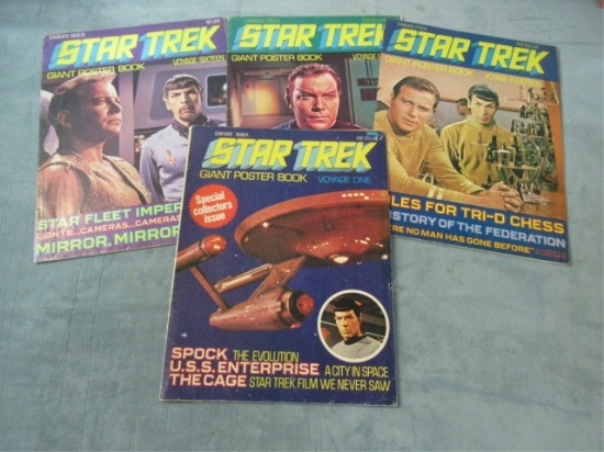 Star Trek Giant Poster Book Lot