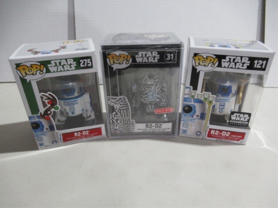 R2-D2 Star Wars Funko Pop! Lot of (3)