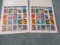 DC Super Heroes Stamp Sheets Lot of (2)