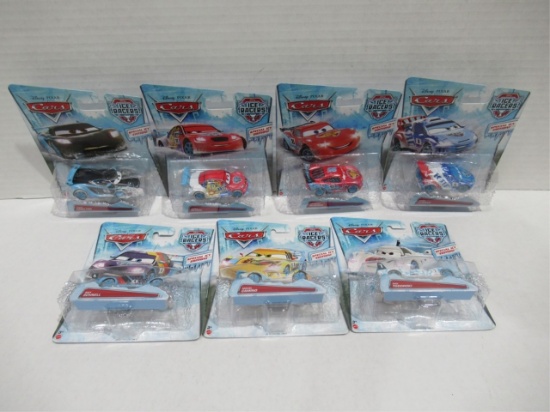 Disney Cars Ice Racers Die-Cast Lot of (7)