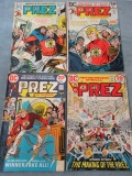 Prez #1-4 (1973) DC Joe Simon