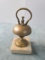 Vintage Brass Desk Bell w/ Marble Base
