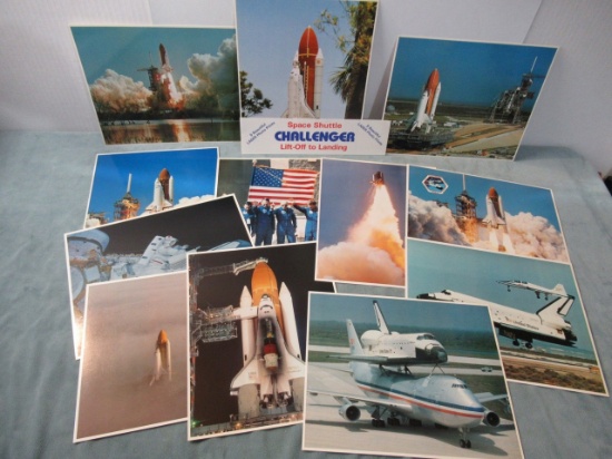 Space Shuttle Challenger Laser Photo Prints