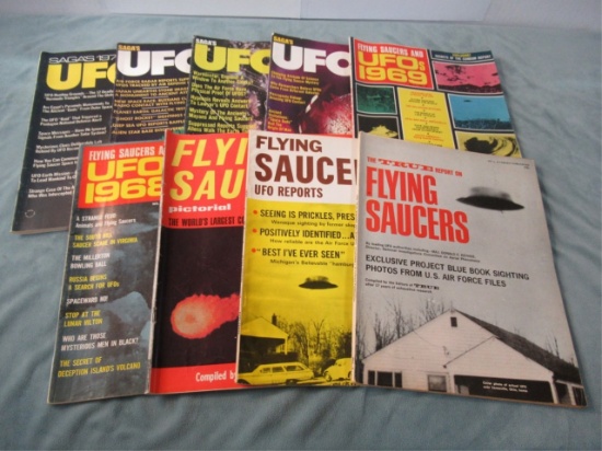 1960s-70s UFO/Flying Saucers Magazines
