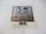 1969 Moon Landing First Day of Issue Stamp