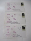 Moon Landing Stamps/Envelopes 7/24 1969