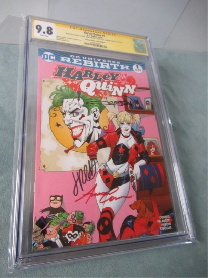 Harley Quinn #1 CGC/SS 9.8/Signed Variant!